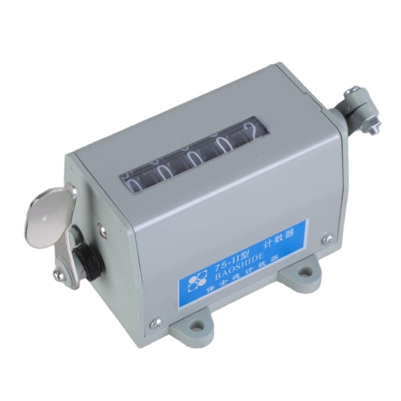 75-I/75-II Счётчик тяговый/роликовый 5 разрядов Механический сбрасываемый счётчик Тяговый счётчик Станок
