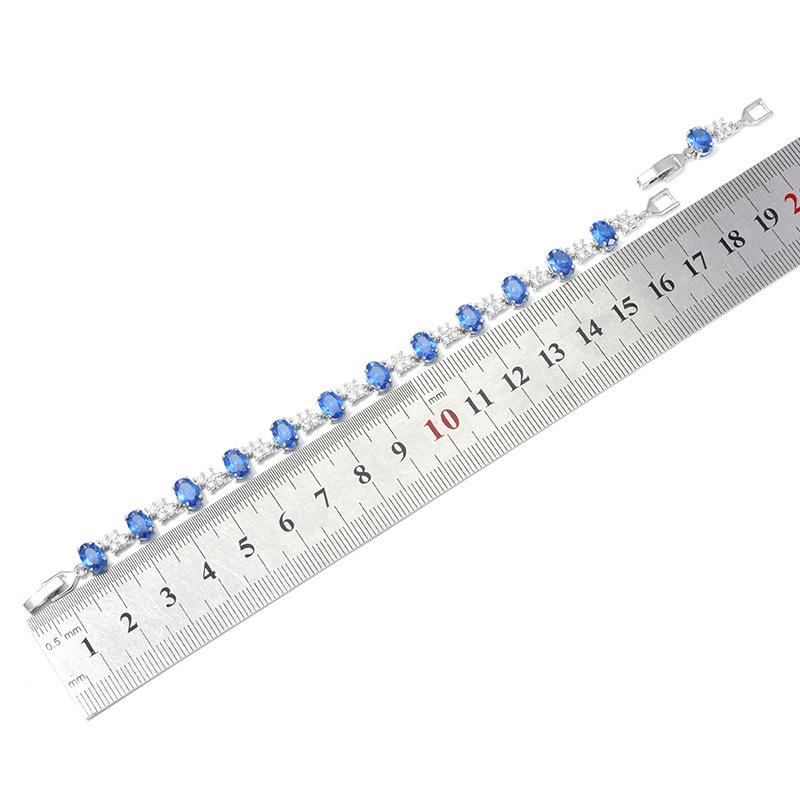 Full Diamond Zircon Bracelet Women'S Simple Temperament Flash Diamond Zircon Bracelet