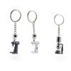 Trendy Syphon Niche Design Girl Gift Women Badge Moka Pot Bag Pendent Coffee Series Key Ring Coffee Pot Key Chain Car Key Ring