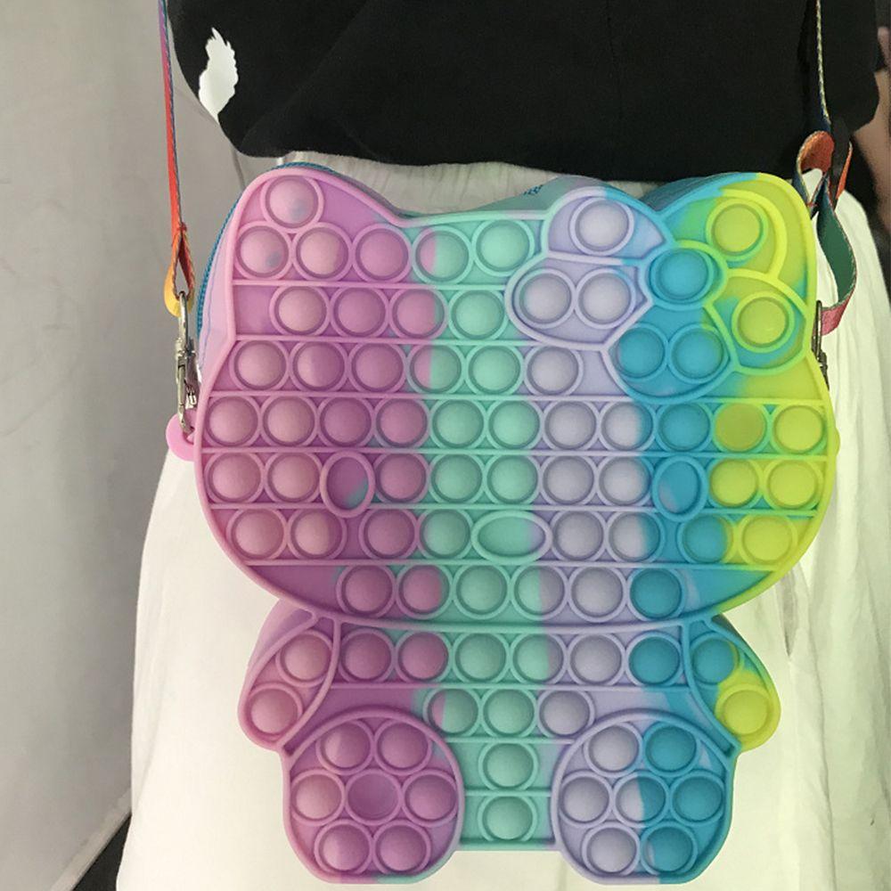 Lovely Rainbow Anti Stress Simple Push Fidget Toy Borse Squishy Toy  Messenger bag acquista in modo economico — spedizione gratuita, recensioni  reali con foto — Joom