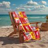 Ultra-Soft Beach Towel with Liverpool Football Club Theme,Ideal for Pool - Camping, Diving - Perfect Travel Essential, Vibrant Beach Towel.