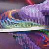432 Holes Diamond Painting Ruler Metal Diamond Embroidery Mesh Ruler Auxiliary Dot Tools