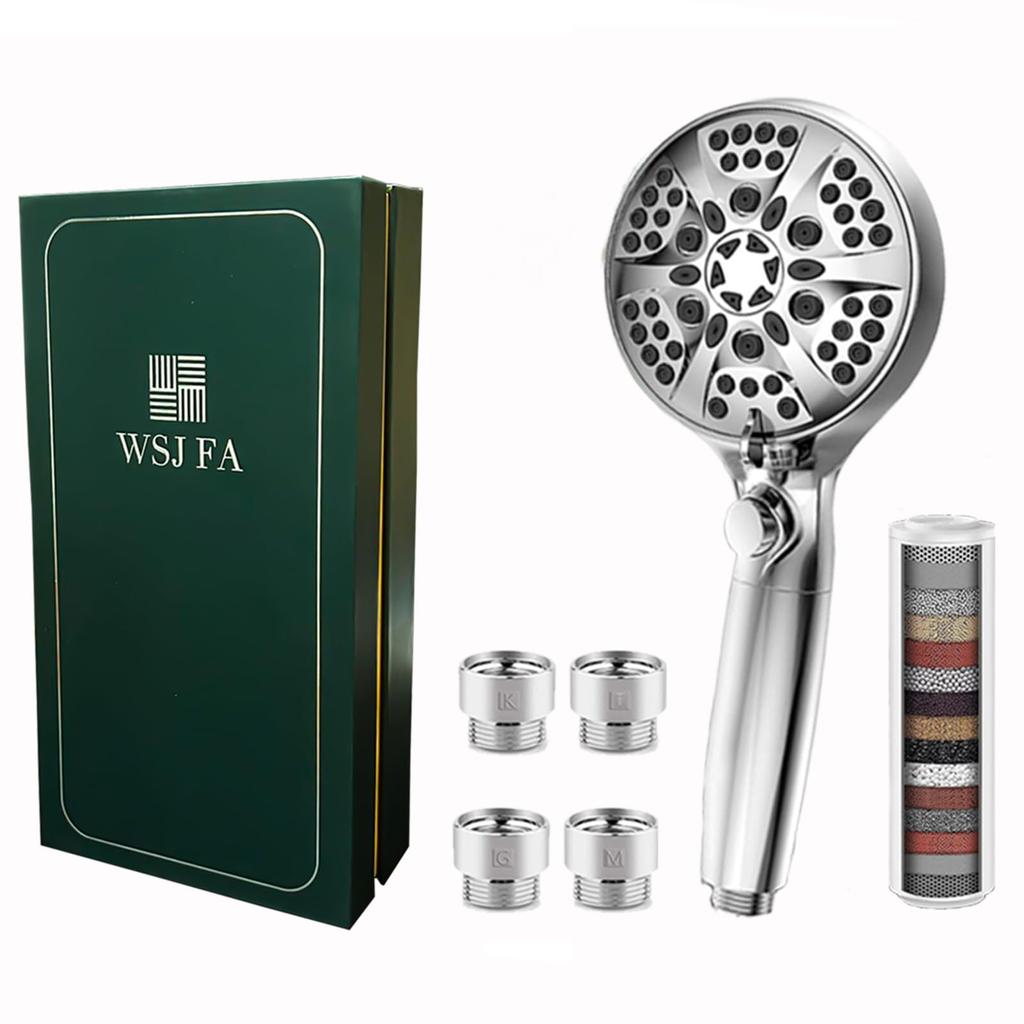 Shower head Micro nano bubbles Pore care Dirt removal Micro nano bubble shower head Water saving High cleaning power Water stop button Shower head