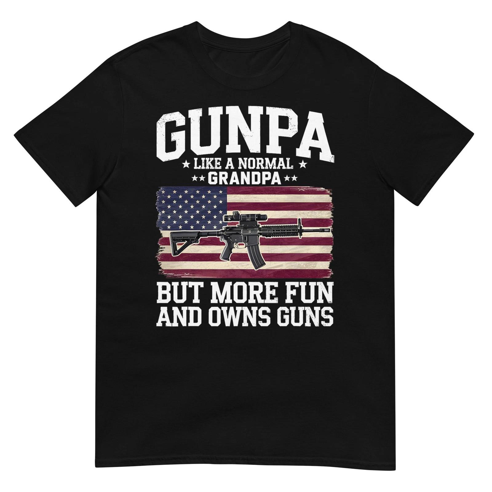 Смешная футболка с определением Gunpa и флагом США для дедушки 4XL