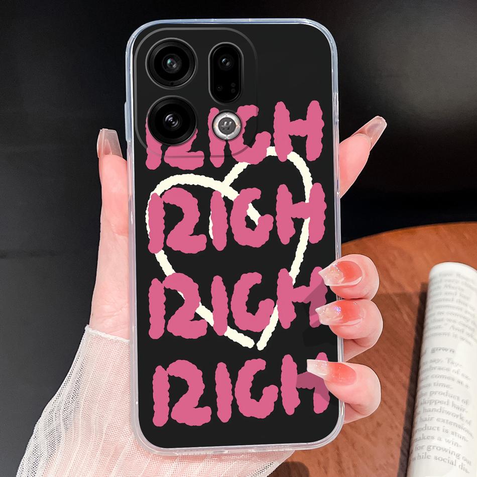 For Oppo Find X9 X8 X7 Pro Phone Cover Lovely Animal Cartoon Soft TPU Clear Silicone Case For Oppo Find X7 Ultra X 9 X 8 Bumper