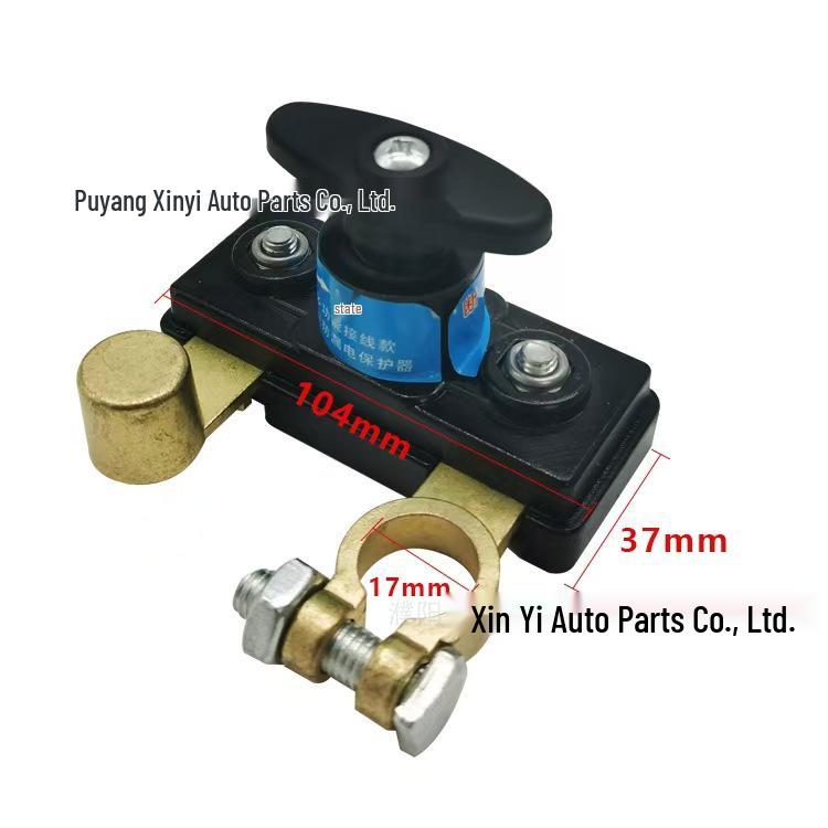 Pure Copper Car Battery Disconnect Switch with Small Master Switch for Negative Pole
