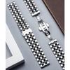 BINLUN Stainless Steel Watch Band, Polished and Durable Metal Watch Strap, Replacement Strap for Smartwatches, 18mm, 19mm, 20mm, 21mm, 22mm, and 24mm,