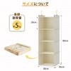 YOUDENOVA Hanging Storage Clothes Foldable Closet Hanging Suitable for Stuffed Hanger Rack 4 Rack, Storage, Animals, Clothes, Towels, Space-Saving
