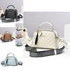 Stylish Pu Leather Mini Square Bag For Women In Trendy Colors With Soft Texture