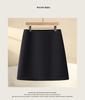 2024 New Gray High Waist A-Line Sequin Tweed Bodycon Mini Skirt for Women - Autumn/Winter Bestseller