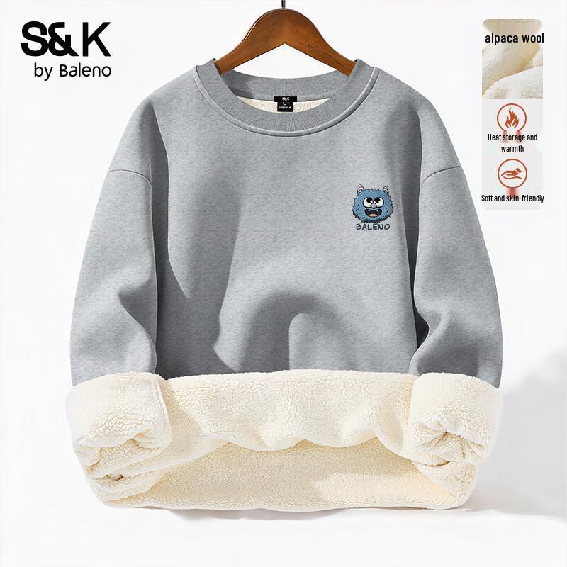 

Baleno S&K Series Men s Heavyweight Fleece Round Neck Sweatshirt 3XL