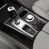 Carbon Fiber Car Interior Central Control Gear Shift Panel Trim Cover Stickers For BMW X5 E70 X6 E71 2008-2013 Car Accessories
