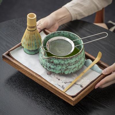 7pcs Ceramic Tea Whisk Set Blender Matcha Brush Gradient Matcha Bowl Tea Set Holder Tea Bowls TeaS Cups Gifts