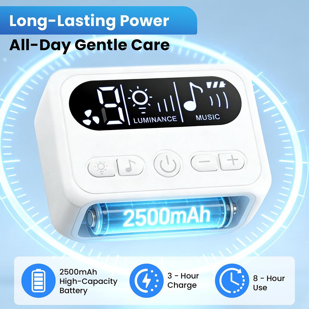 Baby Nasal Aspirator Electric Nose Cleaner with Built-In Music Nursery Rhymes Rechargeable Nose Booger Sucker for Infants Babies