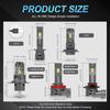MAXGTRS 2X 24V 20000Lm CSP LED H4 9003 Truck Lights HB3 9005 HB4 9006 H8 H11 H7 6000K Car Headlight Bulb White