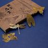 Gilded Brass Hollow Animal Bookmark - Chinese Style Cultural and Creative Student Gift.