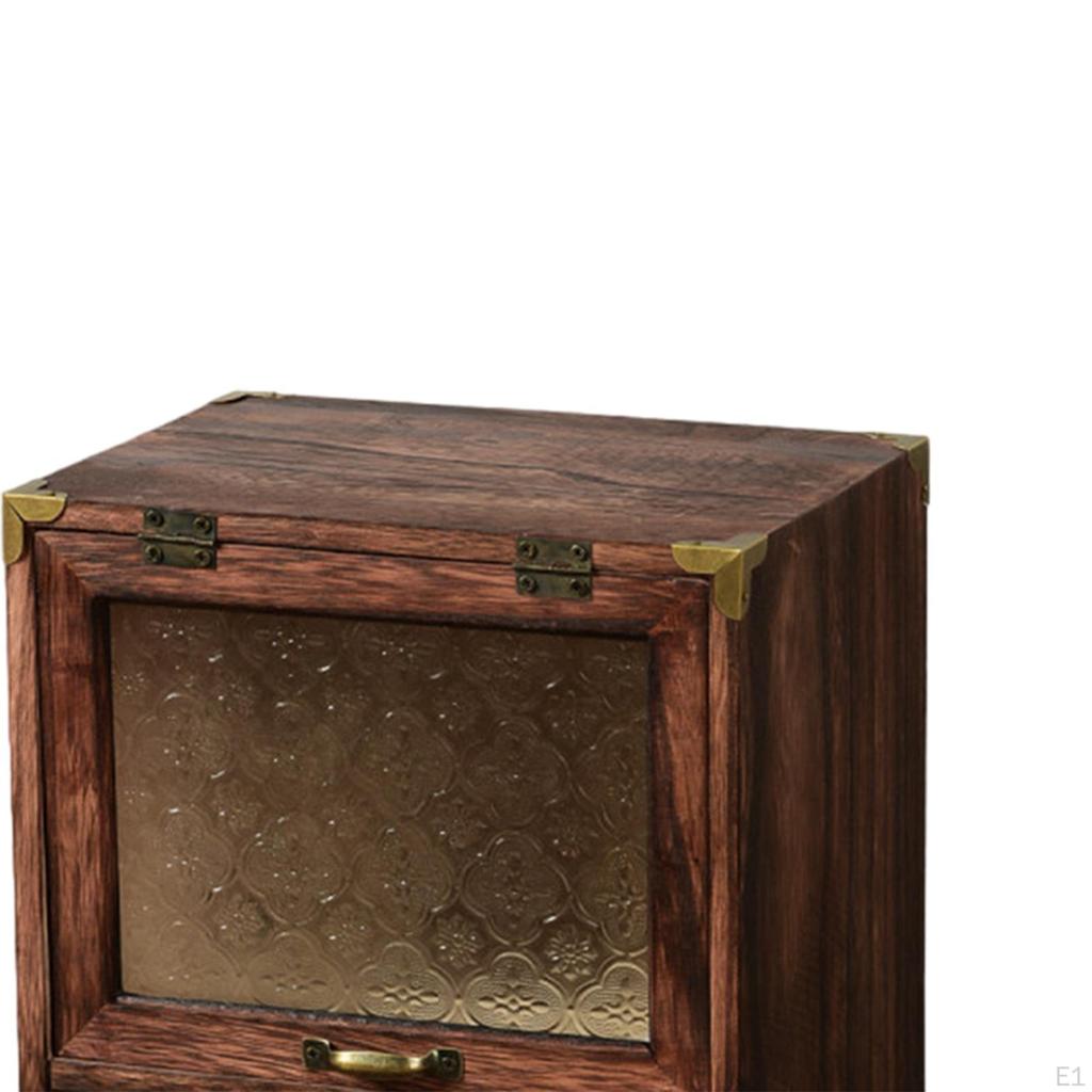 Makeup Organizer Cosmetic Display Case Jewelry Portable with Drawer for Bathroom