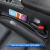 Seat Gap Filler Organizer Universal Fit SUV Truck Console Side Plug Strip Black