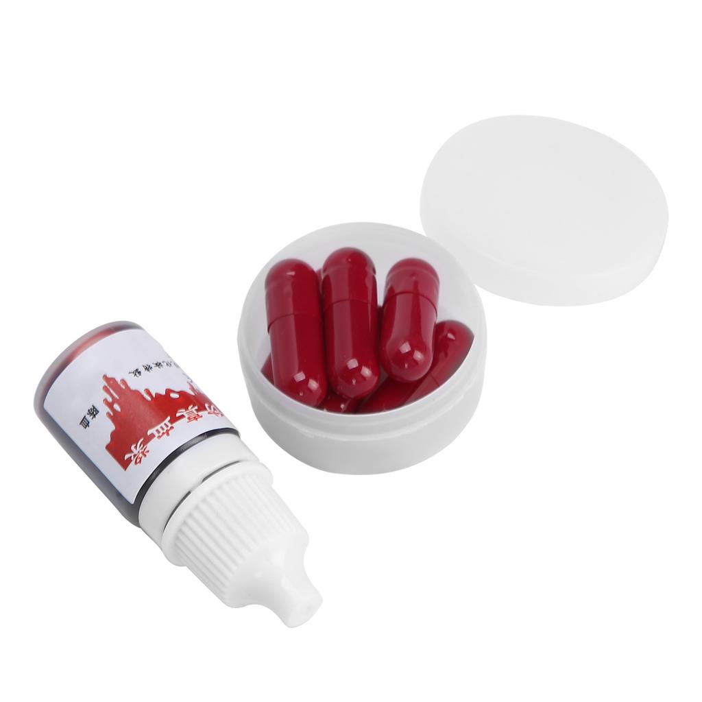 Falsches Blut Kapseln Halloween Make-up Blut Kostüm Cosplay Requisite Party Trick Zubehör