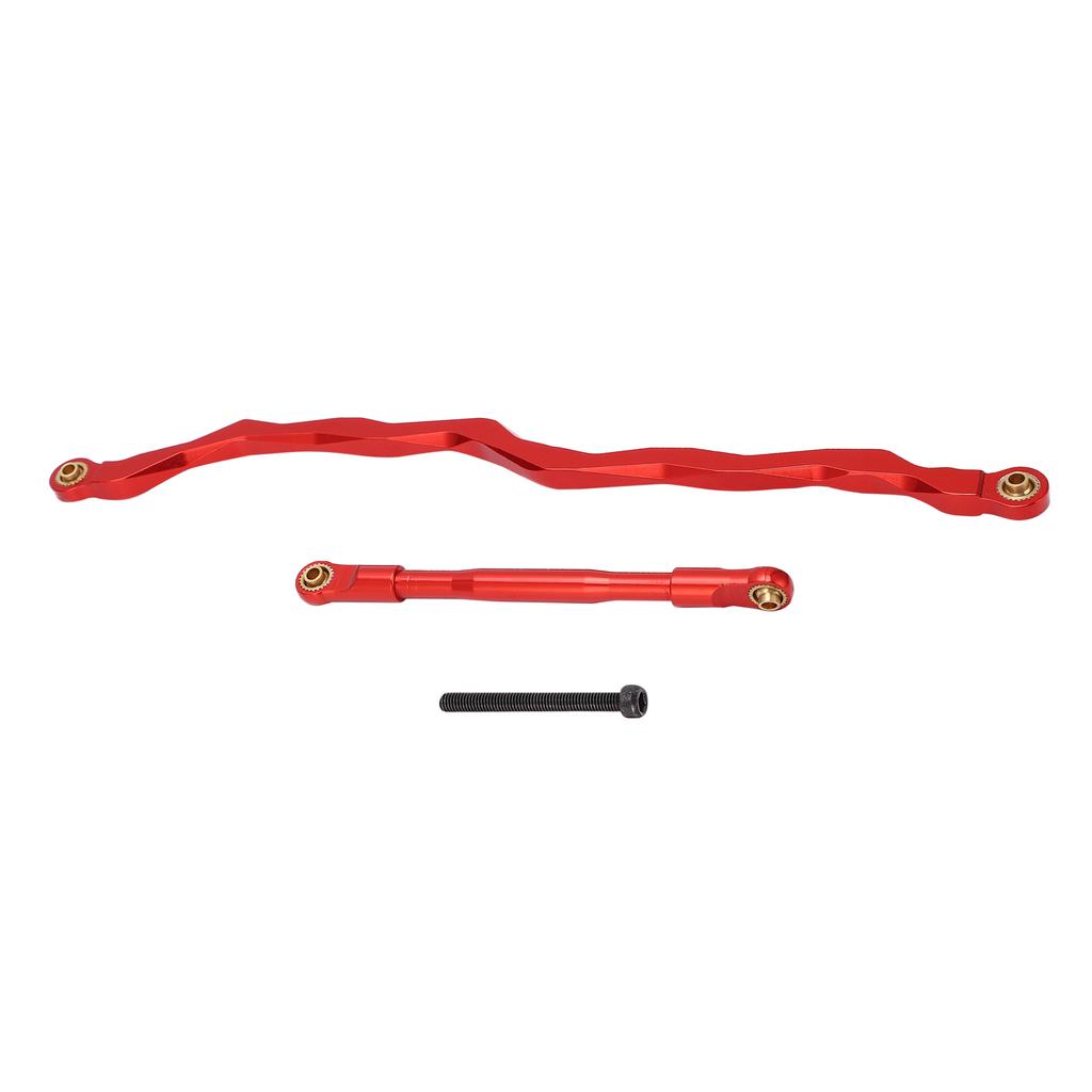 1 10 RC Steering Links Rod Aluminum Alloy Crawler Car Pull Tie Rod for Axial RBX10