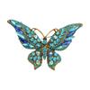 Elegante Emaille Schmetterlingsbrosche Vintage-inspirierte Designs mit Strasssteinen für Damen Schmuckaccessoires Geschenkideen