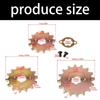 Replacement Chain Drive Sprocket 530-25mm 13T 14T 15T 16T Metal Front Mount Sprocket Part for Repair Shop Maintenance