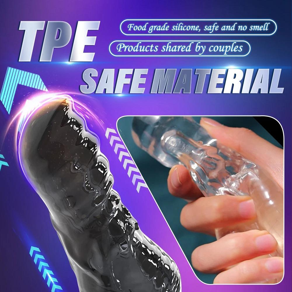 Extend 7cm Penis Enlargement Sleeve Vibrator Cock Ring Reusable Condoms Sex Toys for Men G Spot Vibrating Delay Ejaculation