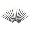 100pcs Disposable Eyeliner Brush Hard Head Eyeliner Liquid Brush Eye Shadow Brush Makeup Tool