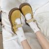 Non-slip Muffin Bag Head Shoes Cute Bow Pearl Thick Sole Heightening Mary Jane Single Shoes Women's 2025 Spring and Autumn New Models