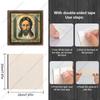 Decorative Painting of Orthodox icons,Consecrated Icon "Saved by a miracle",Photo Frame painting,Christian Wall Art,20cm*20cm,Spiritual Decor Gift