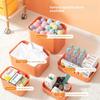 Modern Plastic Storage Bin With Lid For Home Office Organizing And Toy Collection