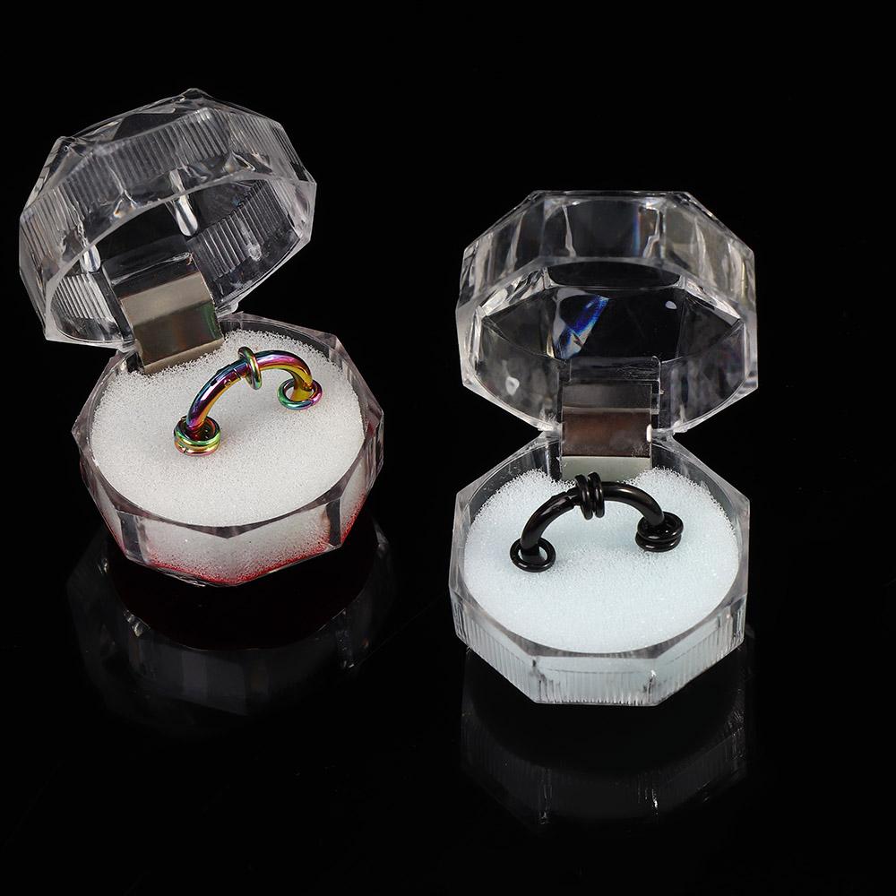 New Ring Box Hot Beautiful Organizer Display Case Earrings Brooch Storage Jewelry Box