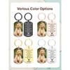 Personalized Pet Photo Keychain Custom Dog Memorial Gift Pet Loss Keepsake for Dog Lovers Anniversary Christmas Gift