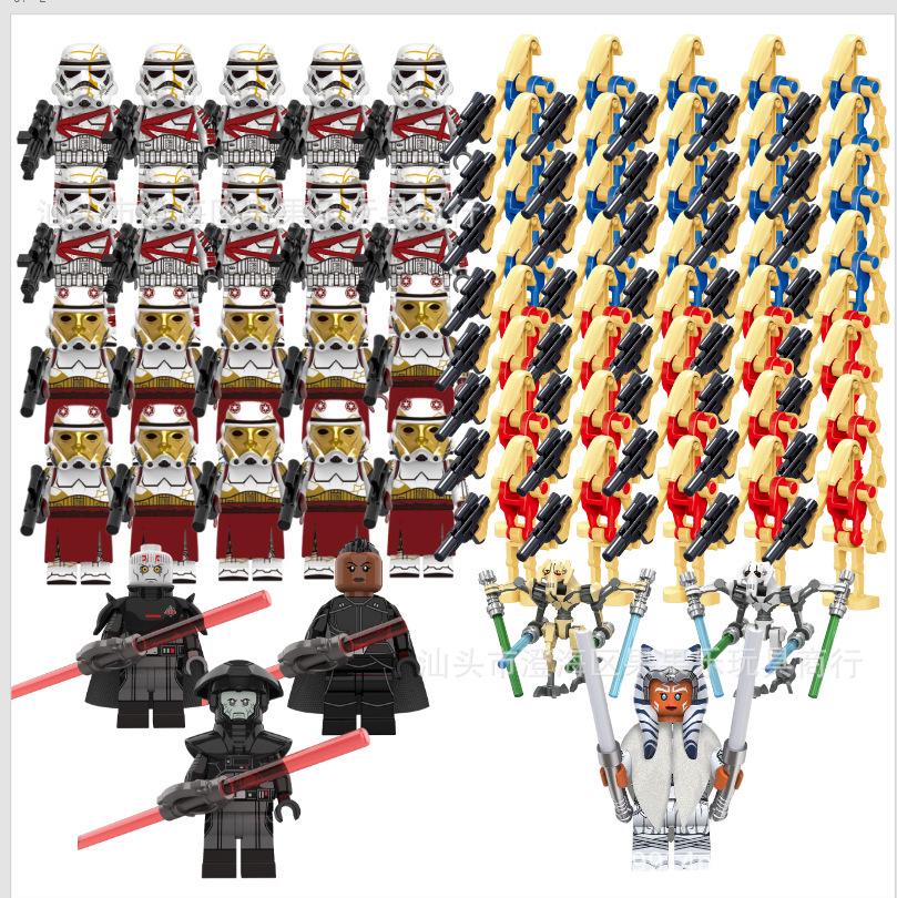 Star Wars Robot Minifigure Set: 66 Building Block Models for Boys