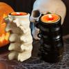 Human Organ Models Candle Holder, 3D Heart Spine Brain Candlestick Candle Stand,Halloween Horror Theme Home Decorations