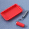 Glue Tray Brush Set Silicone Container with Roller Reusable Paint Tray Woodworking Adhesive Applicator