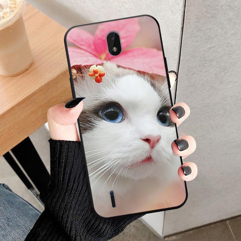 For Nokia C01 Plus Case Soft TPU Silicone Covers For Nokia C01 Plus Popular Animals Painted Phone Cases Back Cover Bumper