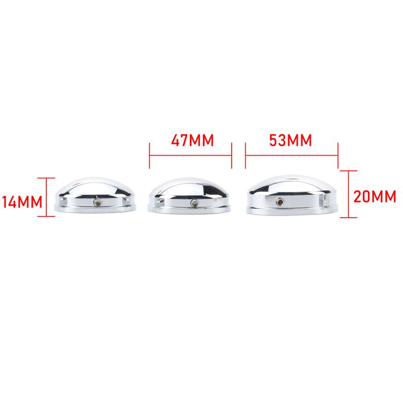 Motorcycle Front Upper Top Fork Stem Nut Caps Cover CNC Aluminum Chrome Black For Harley XL FXD FXDL FXDS FLSTC