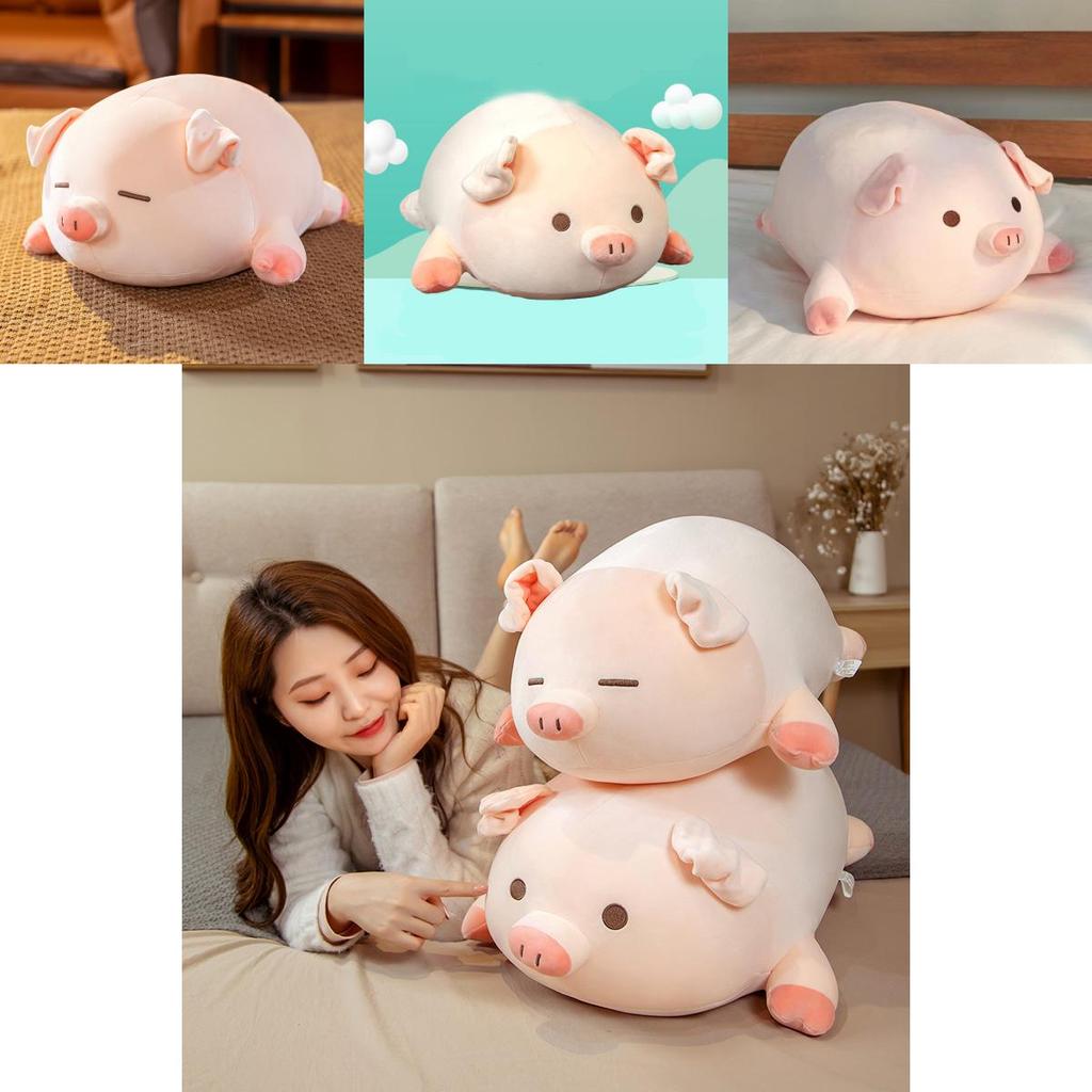 Boneca de Brinquedo de Porco de Pelúcia Super Macia com Design Fofo 40cm/15,75in