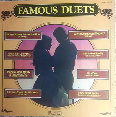 LP Record VARIOUS - Famous Duets PO307 Power Pak US Folk Used