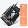 PD33W QC3.0 GaN Multi-Port European Charger 9V/12V Fast Charging Head