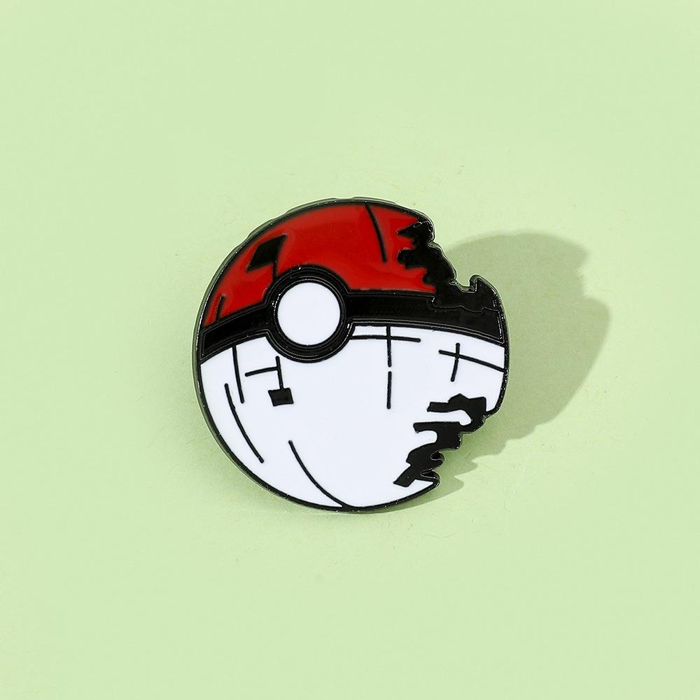 Cartoon Anime Pokemon Pocket Monster Chest Pin Badge Alloy Material Cartoon Character Design