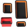 Solid Silicone Magnetic Screw Tray Collapsible Storage Box Portable Tool Holder Magnetic Parts Organizers For Mechanics