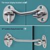 Stainless Steel No-Drill Anti-Theft Sliding Door Latch for Bathroom