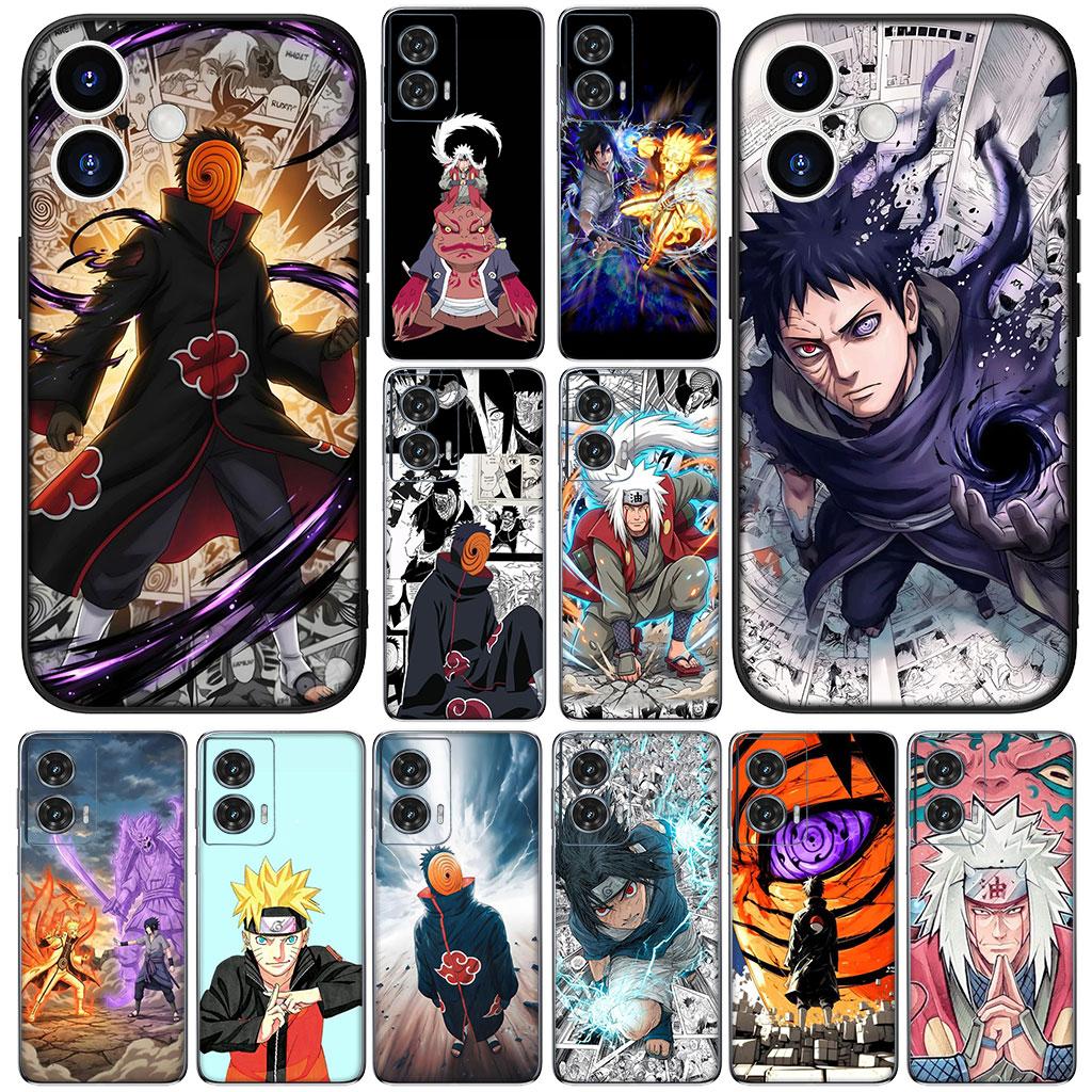 Jiraiya Obito Uchiha Tobi Narutos Sasuke for Motorola Moto G86 G57 G54 G24 G15 Power G13 G14 G34 G35 G45 G53 G55 G75 G72 Case