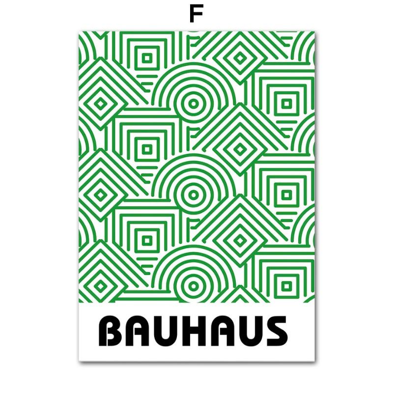 Modern Abstract Bauhaus Lines Eye Geometric Wall Art Canvas Painting Nordic Posters and Prints Pictures For Living Room Decor