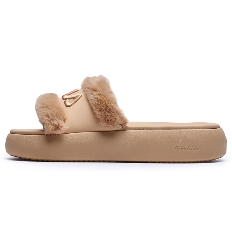 FILA Donut Furry  Tan  Women s F12W221507FDM 36