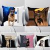 Cloocl Fashion German Shepherd Pillow Case Cute Animal Dog Printed Kids Cushion Cover Home Decor Boy Girl Sofa Car Pillowcase
