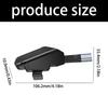 Ergonomic Type C Phone Tail Plug Converter Compatible Multiple Devices Featuring Flexible and Fast Speed Data Transfer