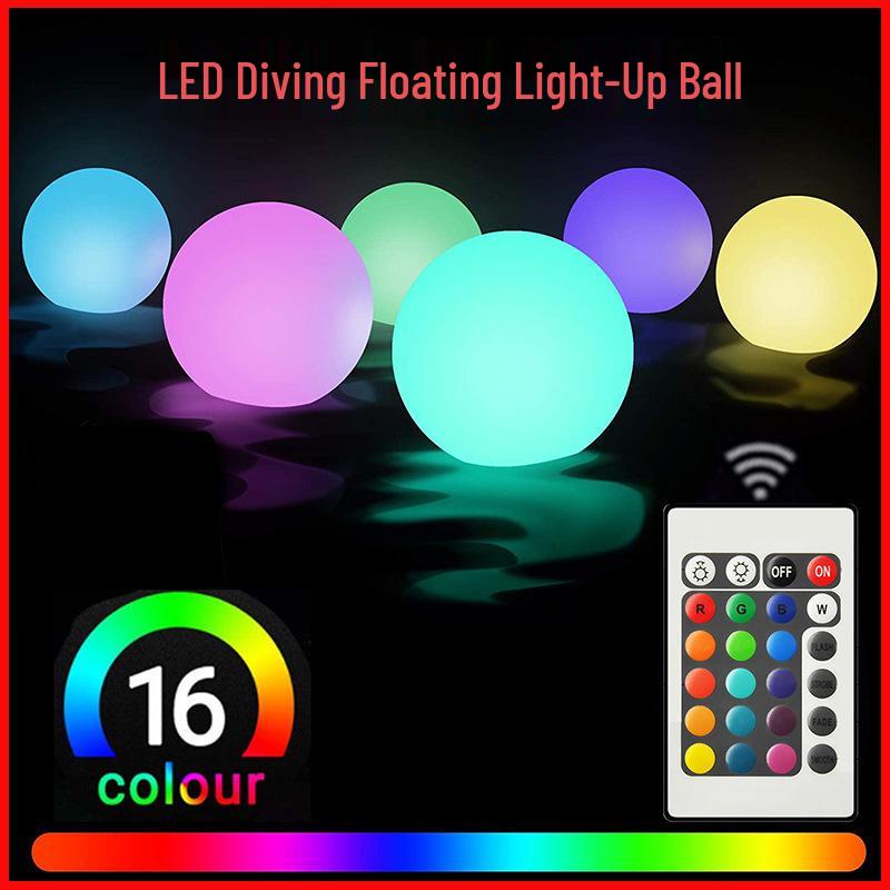 Remote-Controlled Color-Changing Spherical Decorative Light for Festive Events & Creative Gifts